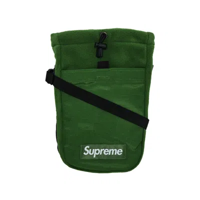 Pre-owned Supreme Polartec Sling Bag 'green'