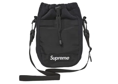 Pre-owned Supreme Polartec Sling Bag In Black