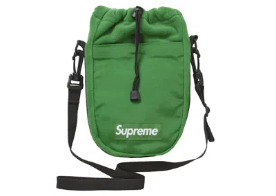 Pre-owned Supreme Polartec Sling Bag In Green