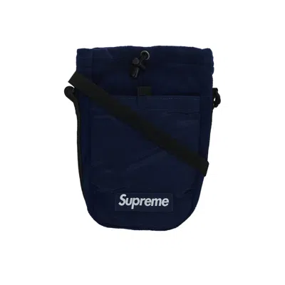 Pre-owned Supreme Polartec Sling Bag 'navy' | Blue | Men's Size Onesize