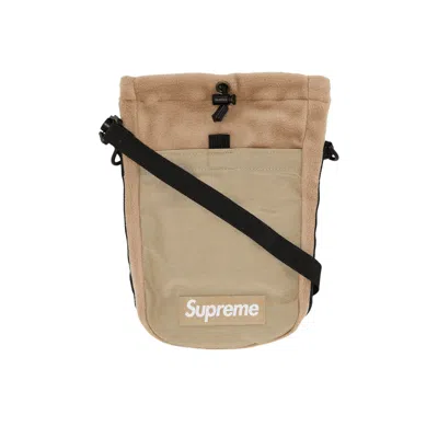 Pre-owned Supreme Polartec Sling Bag 'taupe' | Tan | Men's Size Onesize