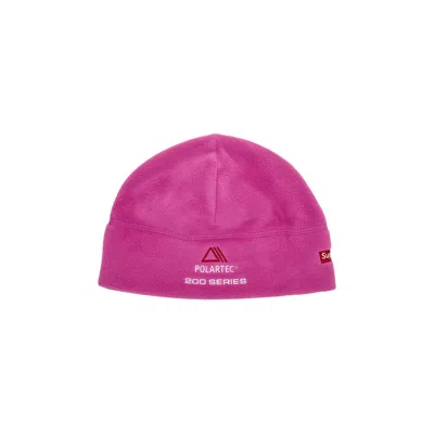 Pre-owned Supreme Polartec Sport Beanie 'pink' | Men's Size Onesize