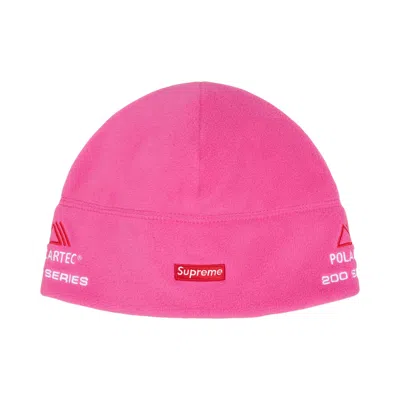 Pre-owned Supreme Polartec Sport Beanie 'pink' | Men's Size Onesize