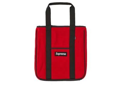 Pre-owned Supreme Polartec Tote In Red