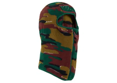 Pre-owned Supreme Polartec Zip Balaclava In Camo In Multi