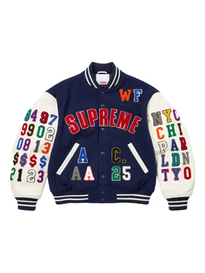 Supreme Kids' Praises Jacket In Blue