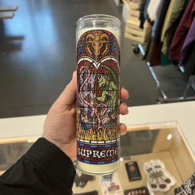 Pre-owned Supreme Prayer Candle White