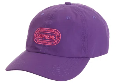 Pre-owned Supreme Precision 6panel In Purple