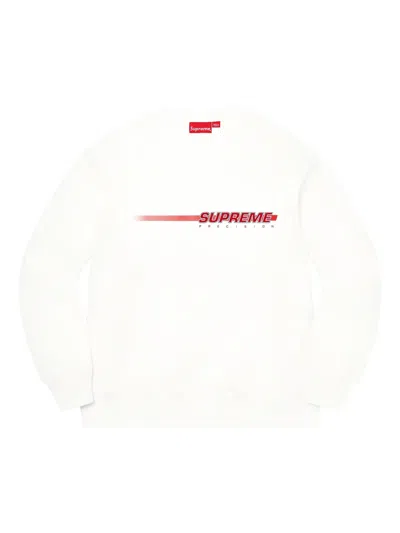 Supreme Precisione Sweatshirt In White