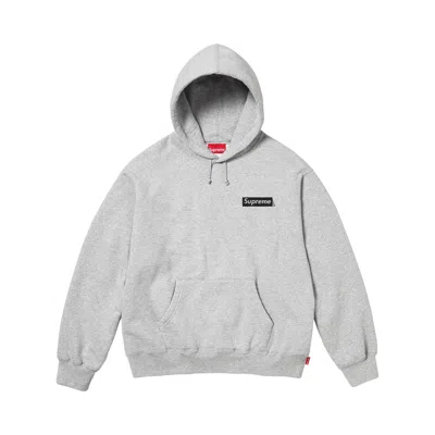 Pre-owned Supreme President Hooded Sweatshirt 'heather Grey' | Men's Size Xl In Gray