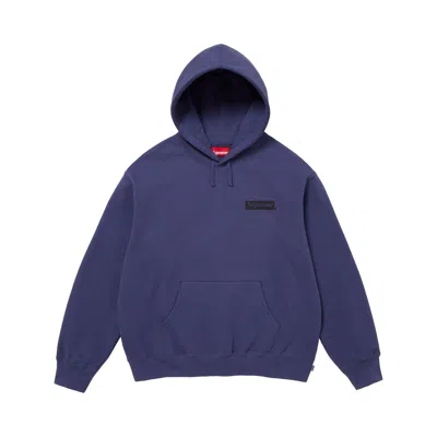 Pre-owned Supreme President Hooded Sweatshirt 'washed Navy' | Blue | Men's Size Xl