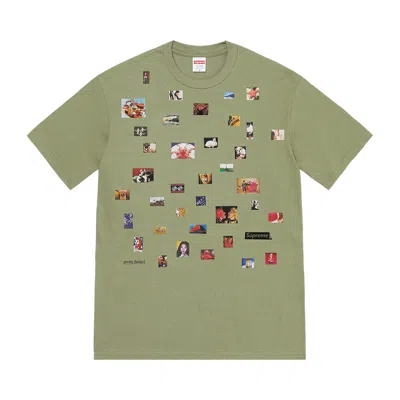 Pre-owned Supreme Pretty Fucked Tee 'light Olive' In Green