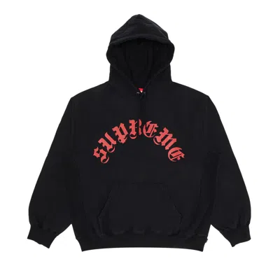 Pre-owned Supreme Printed Arc Hooded Sweatshirt 'black'
