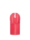 Supreme Printed-logo Balaclava In Red