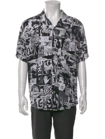 Pre-owned Supreme Printed Short Sleeve Shirt W/ Tags In Black