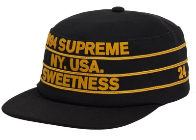 Pre-owned Supreme Pro Bowl Pillbox Hat In Black
