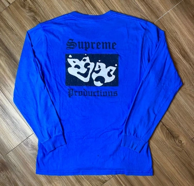 Pre-owned Supreme Production Longsleeve In Blue