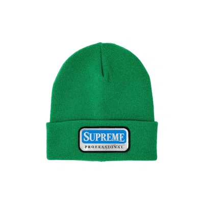 Pre-owned Supreme Professional Beanie 'green' | Men's Size Onesize