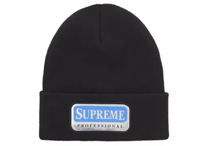 Pre-owned Supreme Professional Beanie In Black