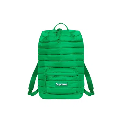 Pre-owned Supreme Puffer Backpack 'green' | Men's Size Onesize
