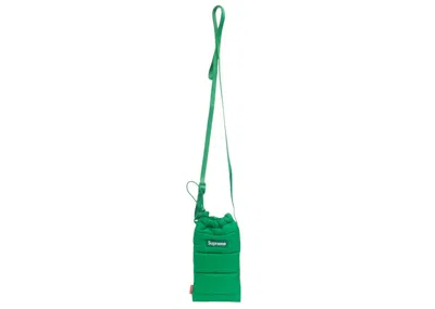 Pre-owned Supreme Puffer Neck Pouch In Green