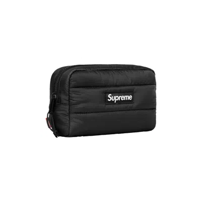 Pre-owned Supreme Puffer Pouch 'black'