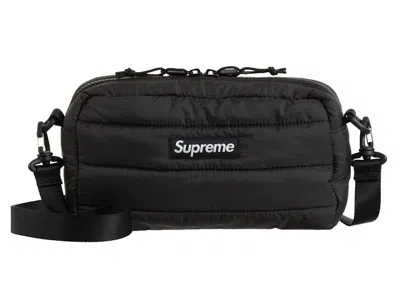 Pre-owned Supreme Puffer Side Bag In Black