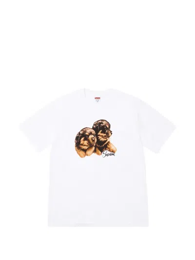 Supreme Puppies T-shirt In White