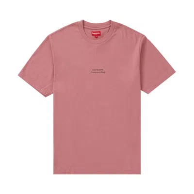 Pre-owned Supreme Qualite Tee 'mauve' | Pink | Men's Size Xl