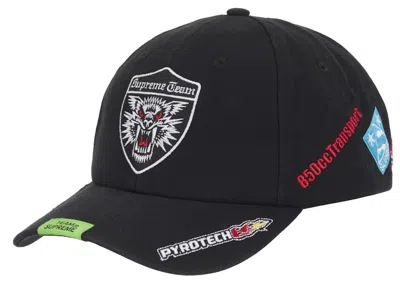 Pre-owned Supreme Racing Team 6panel In Black