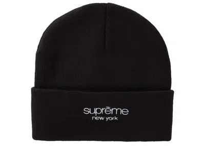 Pre-owned Supreme Radar Beanie (fw20) In Black