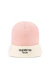 Supreme Radar Beanie Hat In Pink