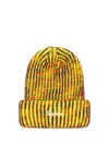 Supreme Rainbow Beanie Hat In Brown