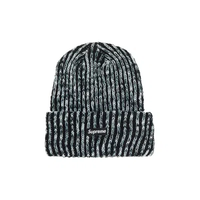 Pre-owned Supreme Rainbow Loose Guage Beanie 'black'