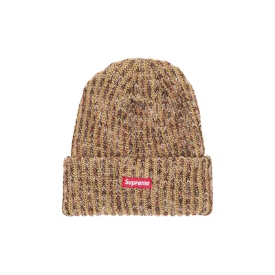 Pre-owned Supreme Rainbow Loose Guage Beanie 'tan'