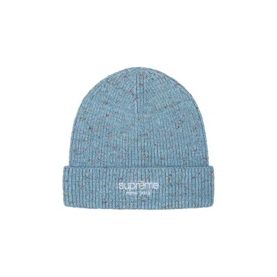 Pre-owned Supreme Rainbow Speckle Beanie 'blue'