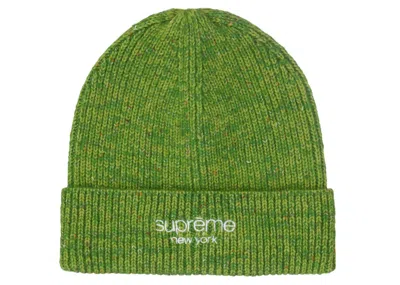 Pre-owned Supreme Rainbow Speckle Beanie (fw22) In Green