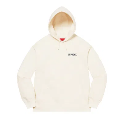 Pre-owned Supreme Ralph Steadman Skull Hooded Sweatshirt 'natural' | Cream | Men's Size M