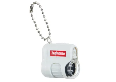 Pre-owned Supreme Raymay Pocket Microscope Keychain (ss23) In White
