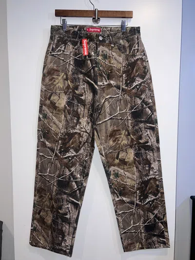 Pre-owned Supreme Real Tree Baggy Jean In Multi