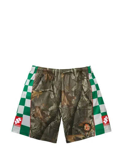 Supreme Realtree Hardwoods Camo Checkerboard Shorts In Pink