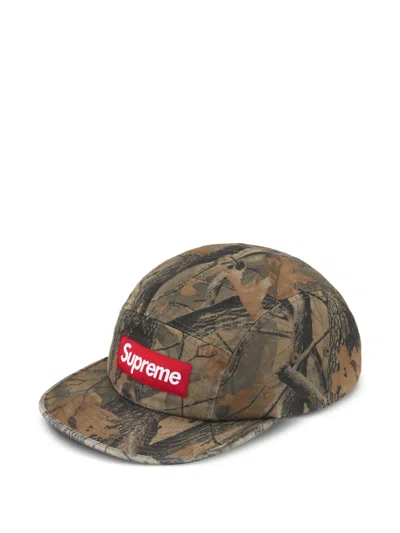 Supreme Realtree Hardwoods Camp Baseball Hat In Brown