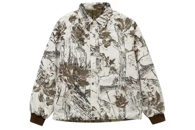 Pre-owned Supreme Realtree Reversible Quilted Work Jacket Snow Camo
