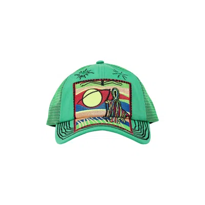 Pre-owned Supreme Reaper Mesh Back 6-panel 'green' | Men's Size Onesize