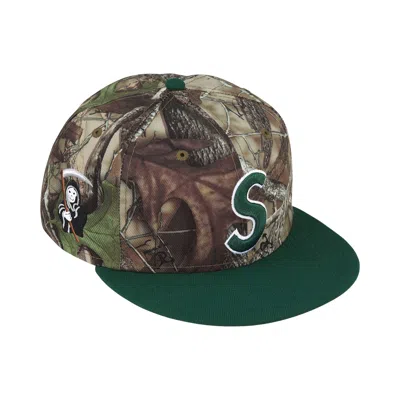 Pre-owned Supreme Reaper S Logo New Era 'truetimber Htc Fall Camo' | Green | Men's Size 8