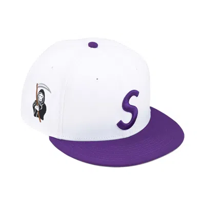 Pre-owned Supreme Reaper S Logo New Era 'white' | Men's Size 8