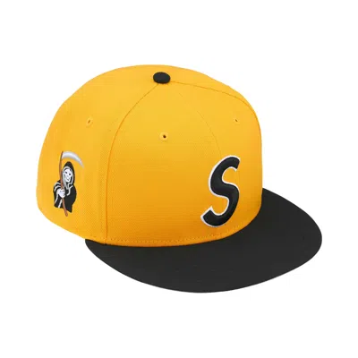 Pre-owned Supreme Reaper S Logo New Era 'yellow' | Men's Size 7.25