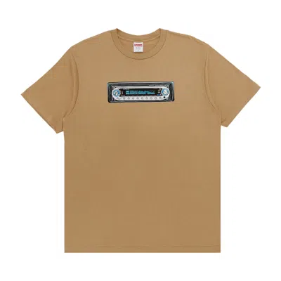 Pre-owned Supreme Receiver Tee 'khaki' | Tan | Men's Size Xxl