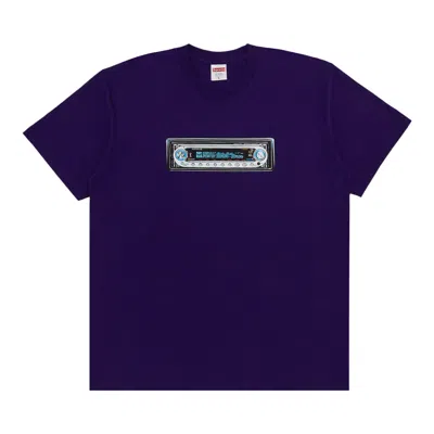 Pre-owned Supreme Receiver Tee 'purple' | Men's Size Xxl