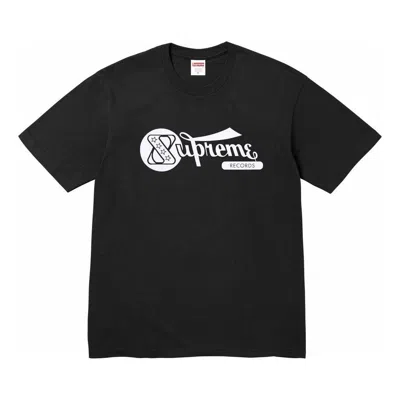 Supreme Records T-shirt 'black White'
